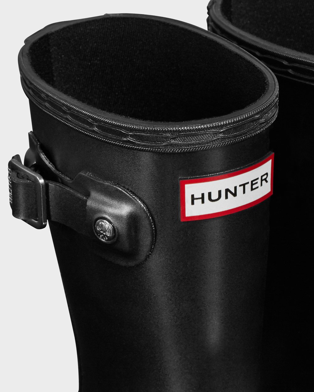 Hunter Niños Original Little Pearlized - Botas de Lluvia Negras - 097-FUIAZP